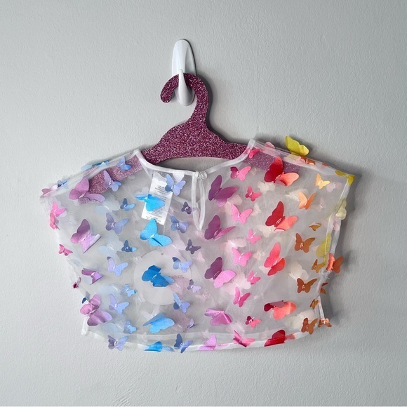 NWT iloveplum cutie coverup - butterfly size 1/2Y - Picture 5 of 6